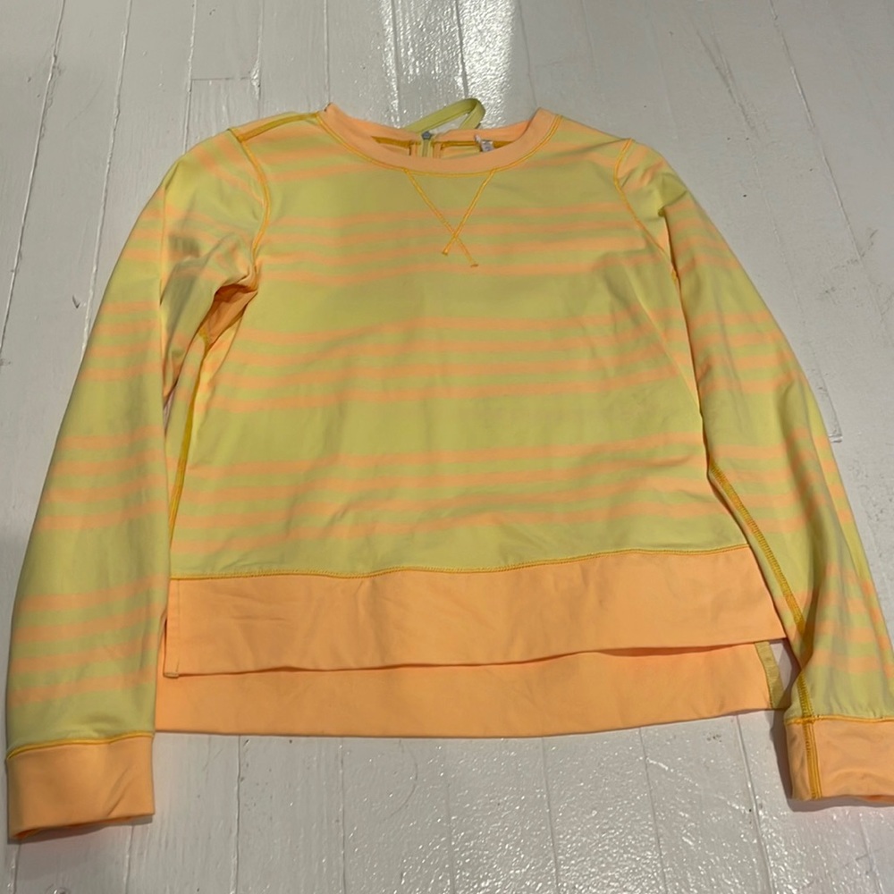 Lululemon yellow shirt/crew